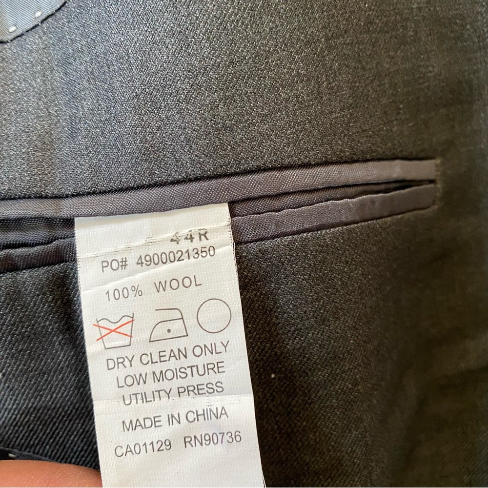 Michael Kors Men’s 100% Wool Blazer Size 44R - Grey - Picture 12 of 13